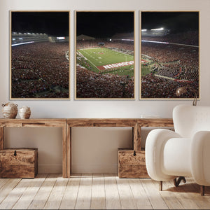 Wisconsin Badgers Football Team Print - Madison Camp Randall