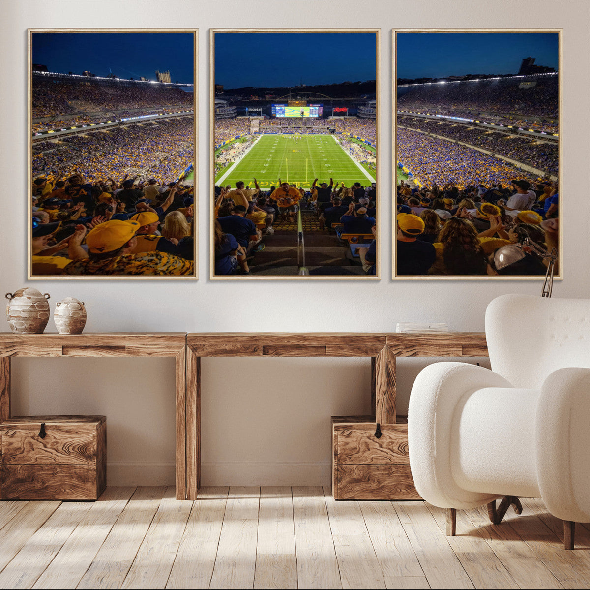 Pittsburgh Panthers Football Team Print - Pittsburgh
