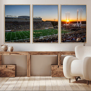 Demon Deacons Football Team Print Canvas- Winston-Salem