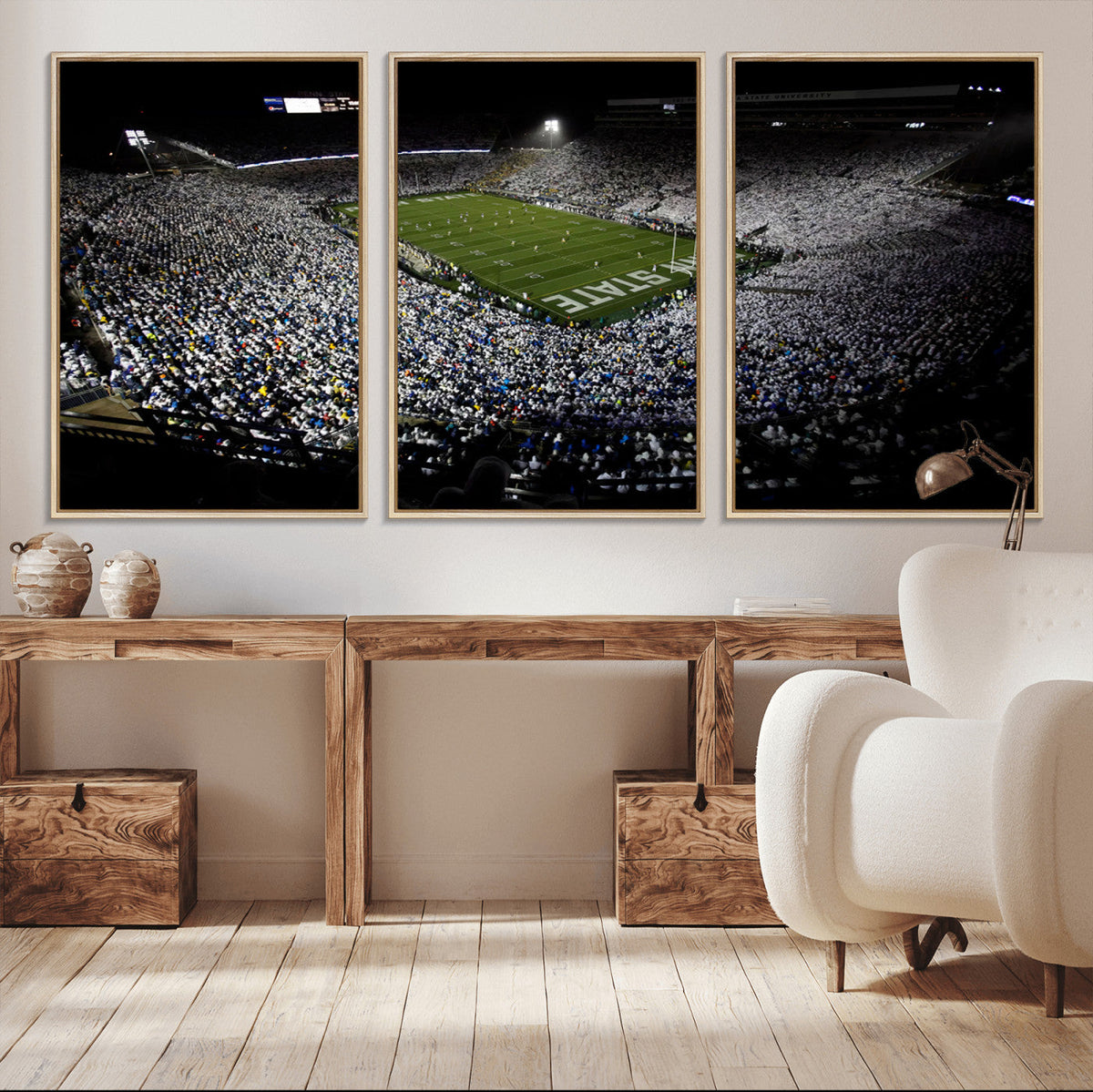 Penn State Football Stadium Wall Art - Beaver Stadium Canvas