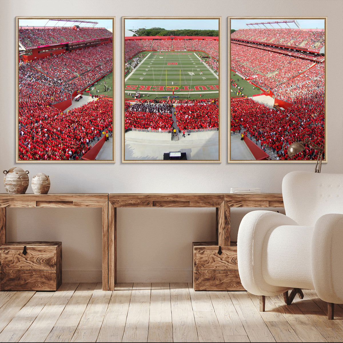 Rutgers Scarlet Knights Football Team Print - Piscataway SHI