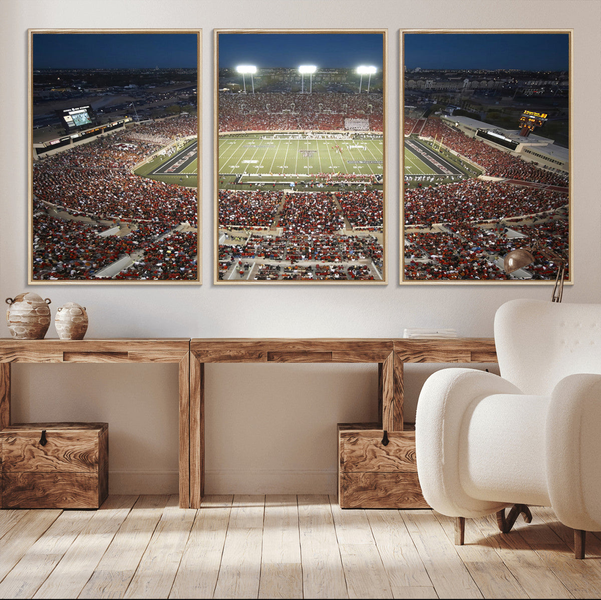 Texas Tech Red Raiders Football Team Print - Lubbock Jones