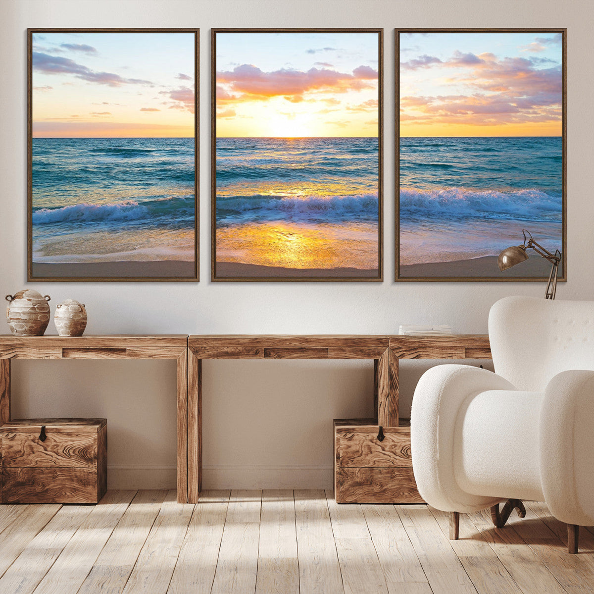 Coastal Wall Art - Vintage World Map Canvas Print with