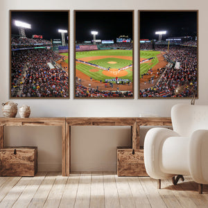 Fenway Park Wall Art Canvas Print | Large Baseball Stadium