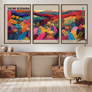 Yayoi Kusama Wall Art Canvas Print, Abstract Art, Large