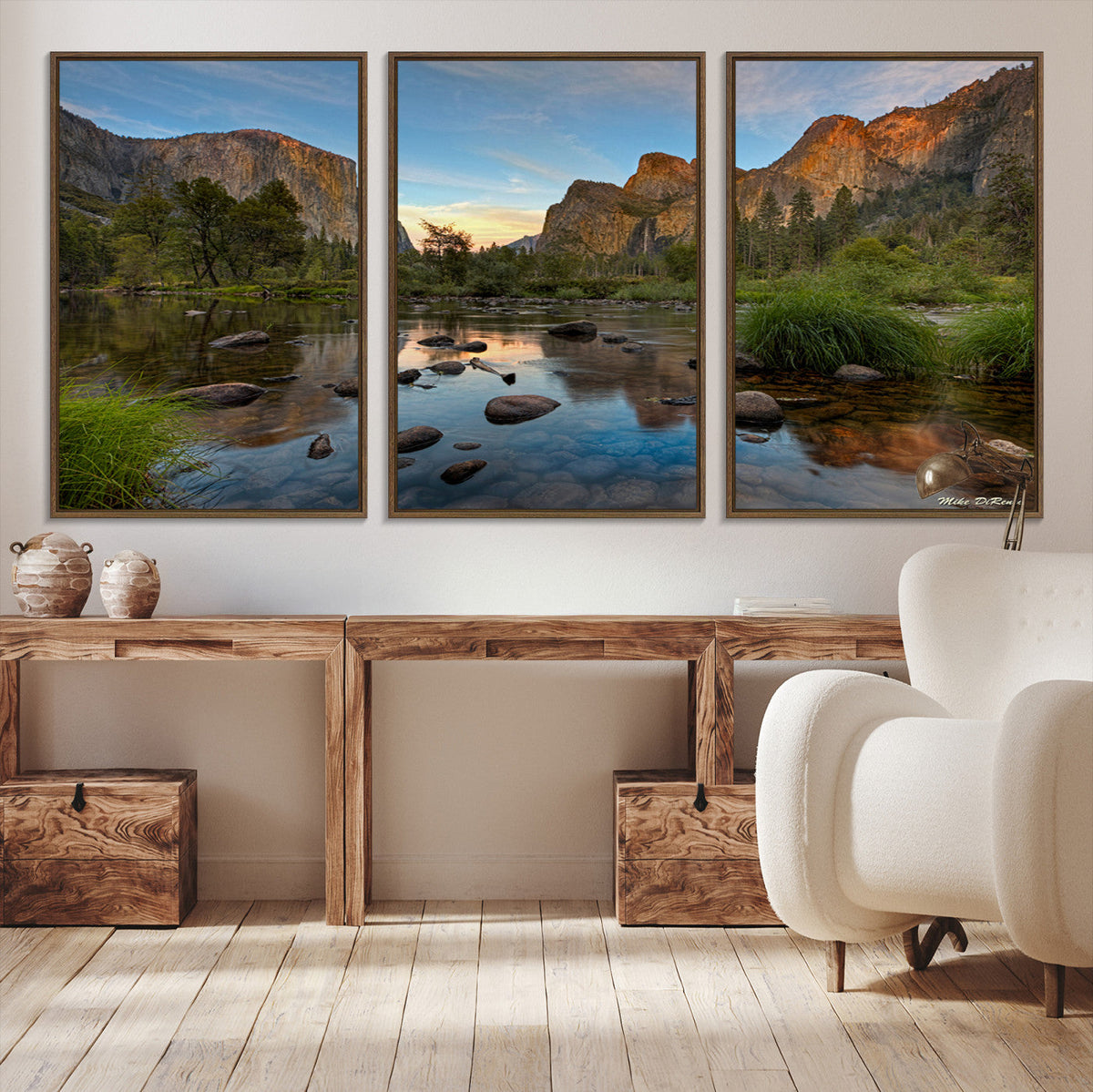 Yosemite Valley Wall Art Canvas Print – Framed El Capitan