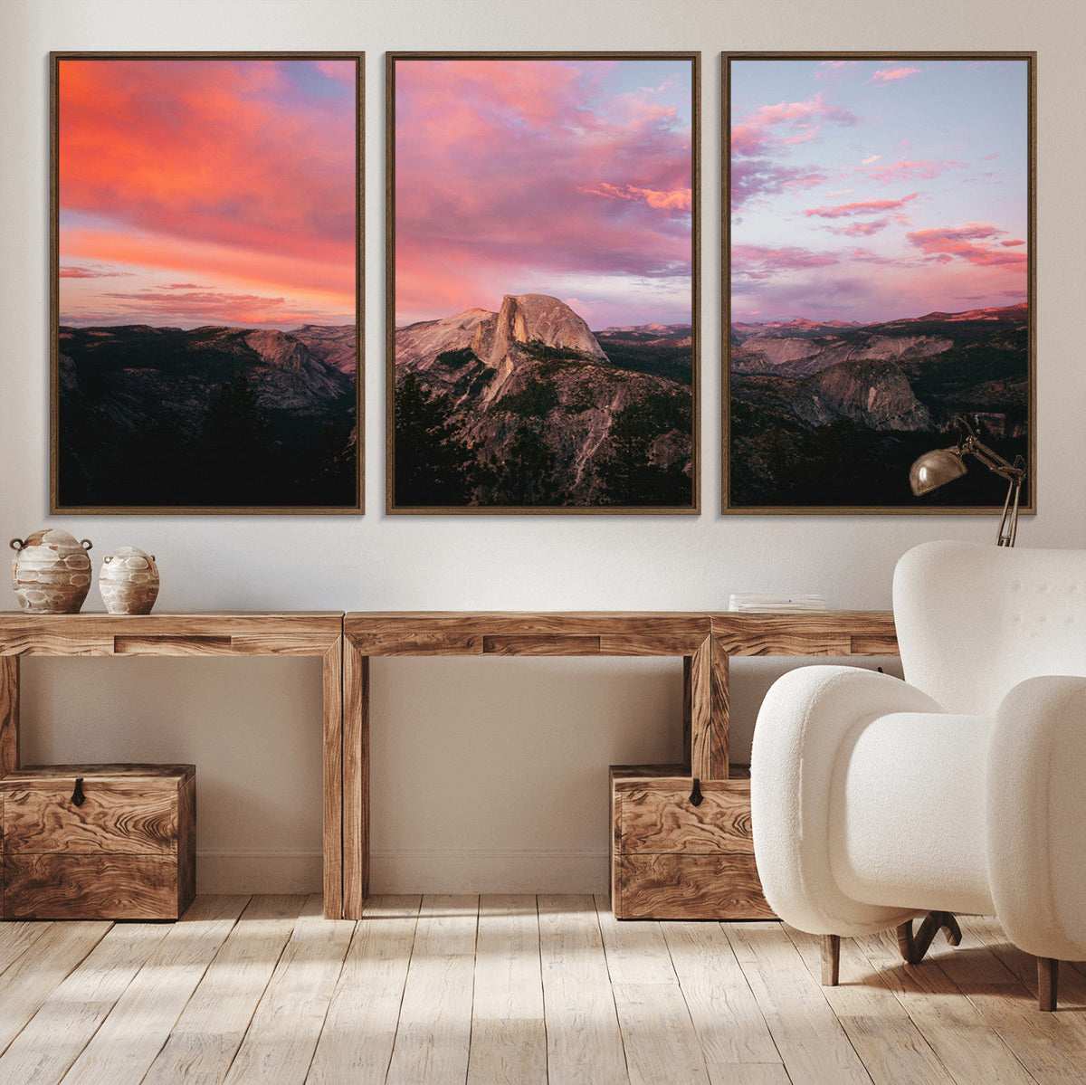 Half Dome Wall Art Canvas Print – Framed Yosemite National