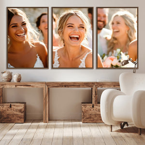 Custom Canvas Print, Personalized Photo Wall Art Unique