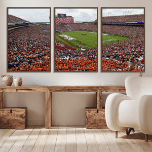 Jordan-Hare Stadium Wall Art Canvas Print, College Sports