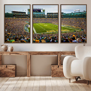 Green Bay Packers Lambeau Field Stadium Wall Art Canvas