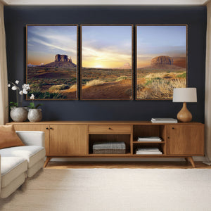 Monument Valley Desert Wall Art Canvas Print, Southwest