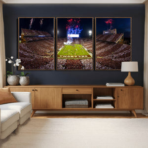 Oklahoma Memorial Stadium Wall Art Canvas Print – Oklahoma