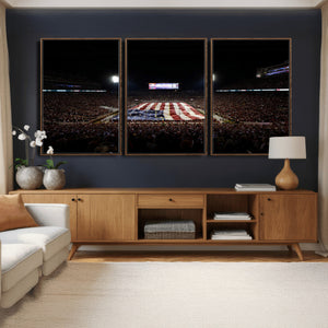 Oklahoma Memorial Stadium Wall Art Canvas Print – Oklahoma