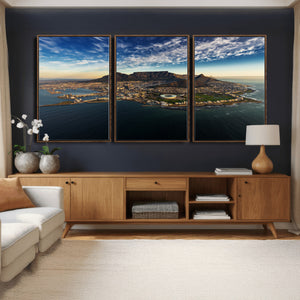 Cape Town Skyline Wall Art Canvas Print – Table Mountain