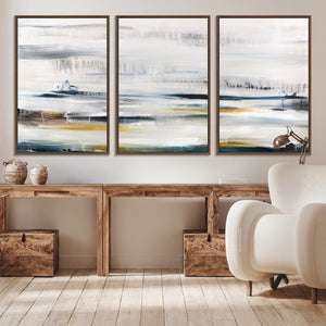 Soft Color Abstract Canvas Print