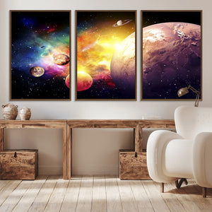 Space and Galaxy Canvas Print