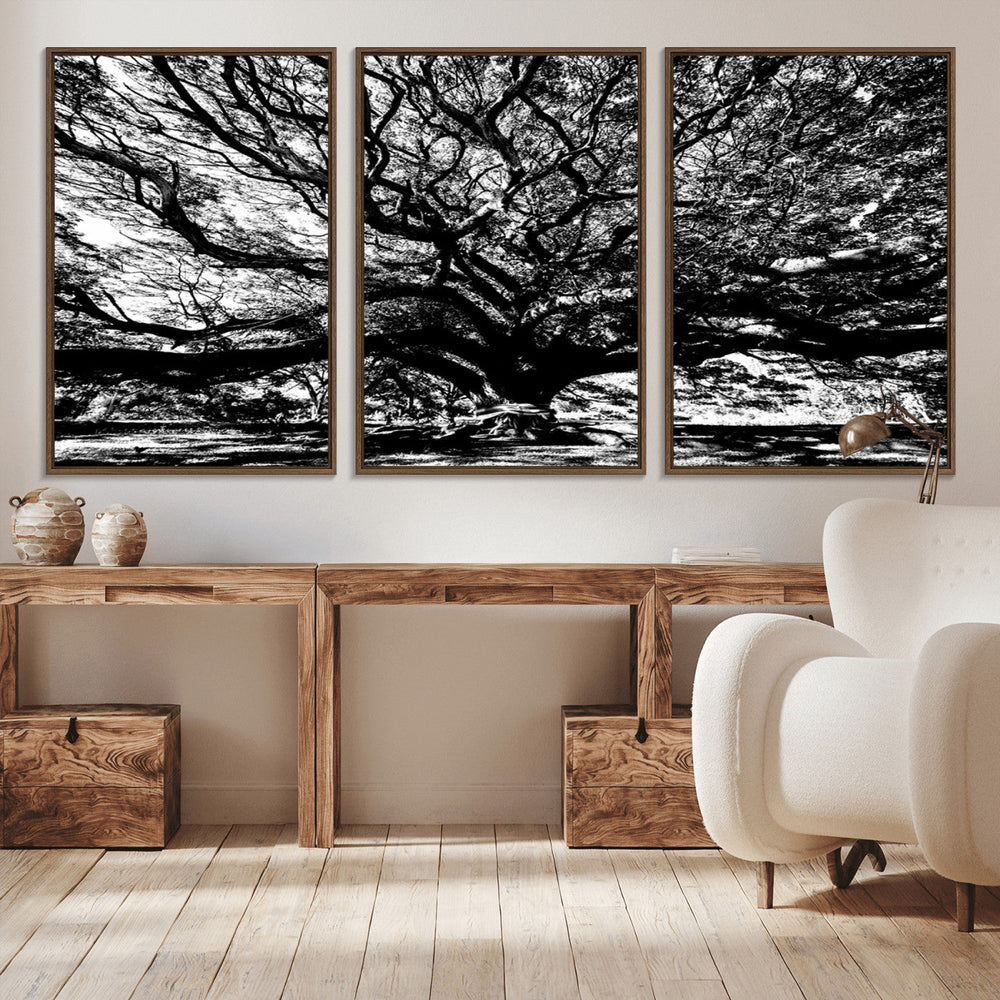 Mighty Angel Oak Wall Art | Angel Oak Tree Art Print