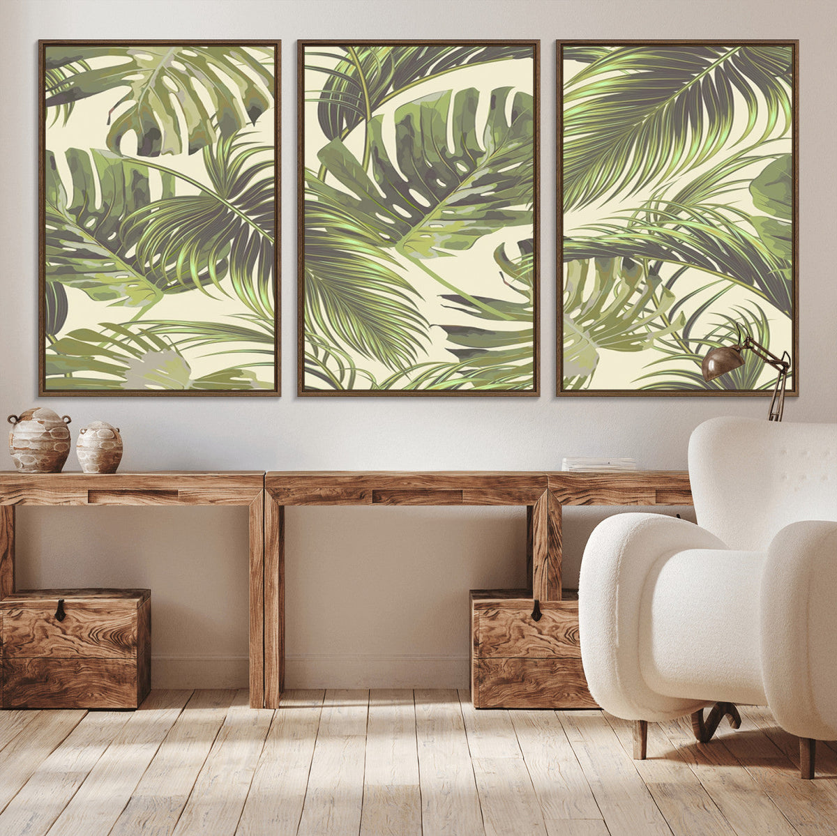 Palm Leaves Canvas Print