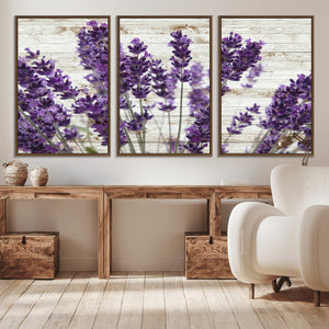 Lavender Herb Wall Art Canvas Print