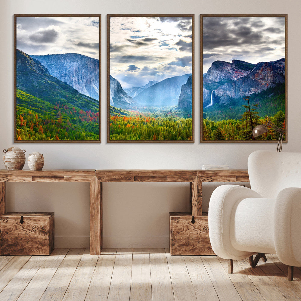 Yosemite National Park El Capitan Landscape Wall Art,
