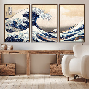 Hokusai: The Breaking Wave off Kanagawa Canvas Print