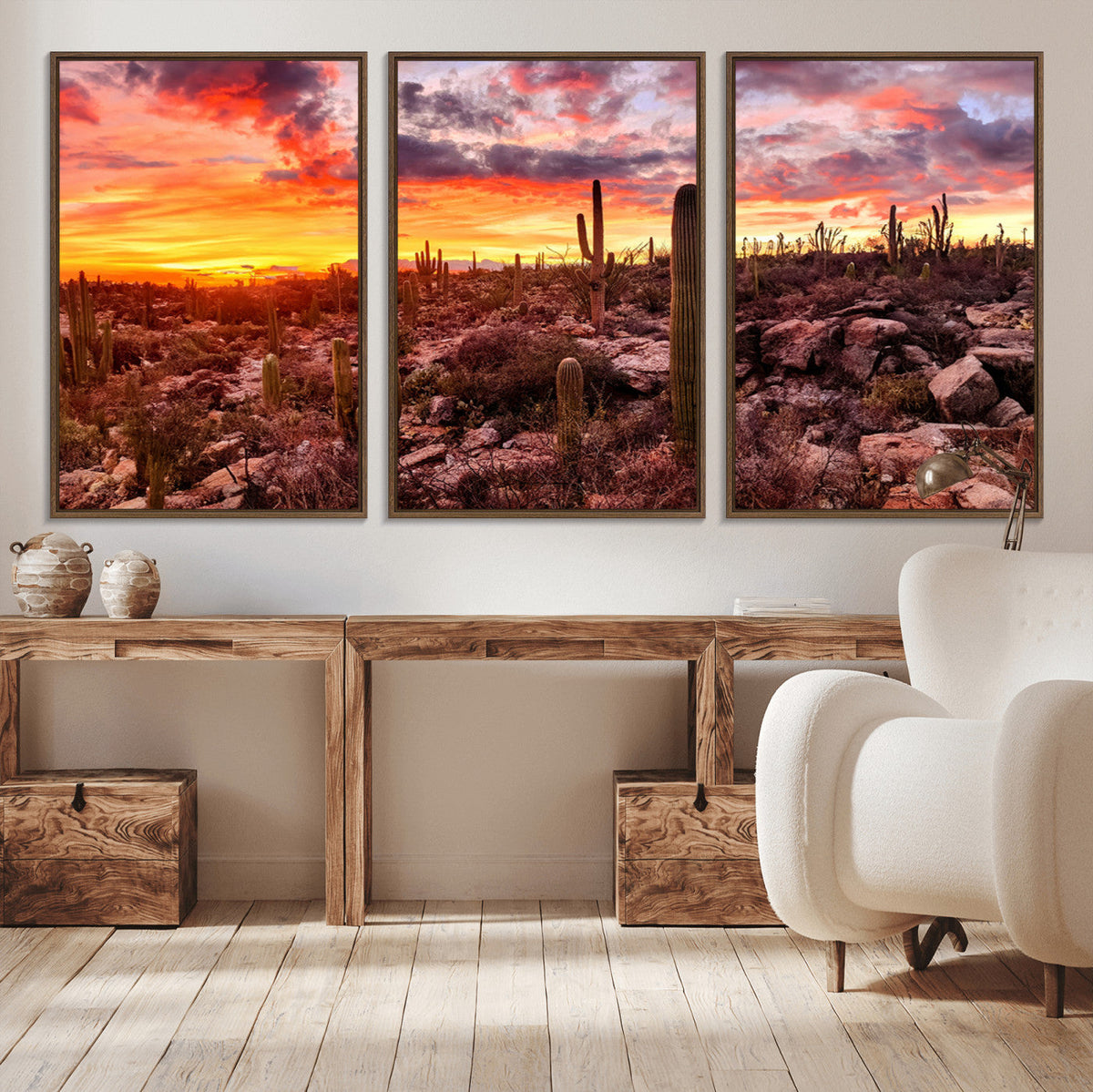 Arizona Desert Print, Western Cowboy Wall Art Print