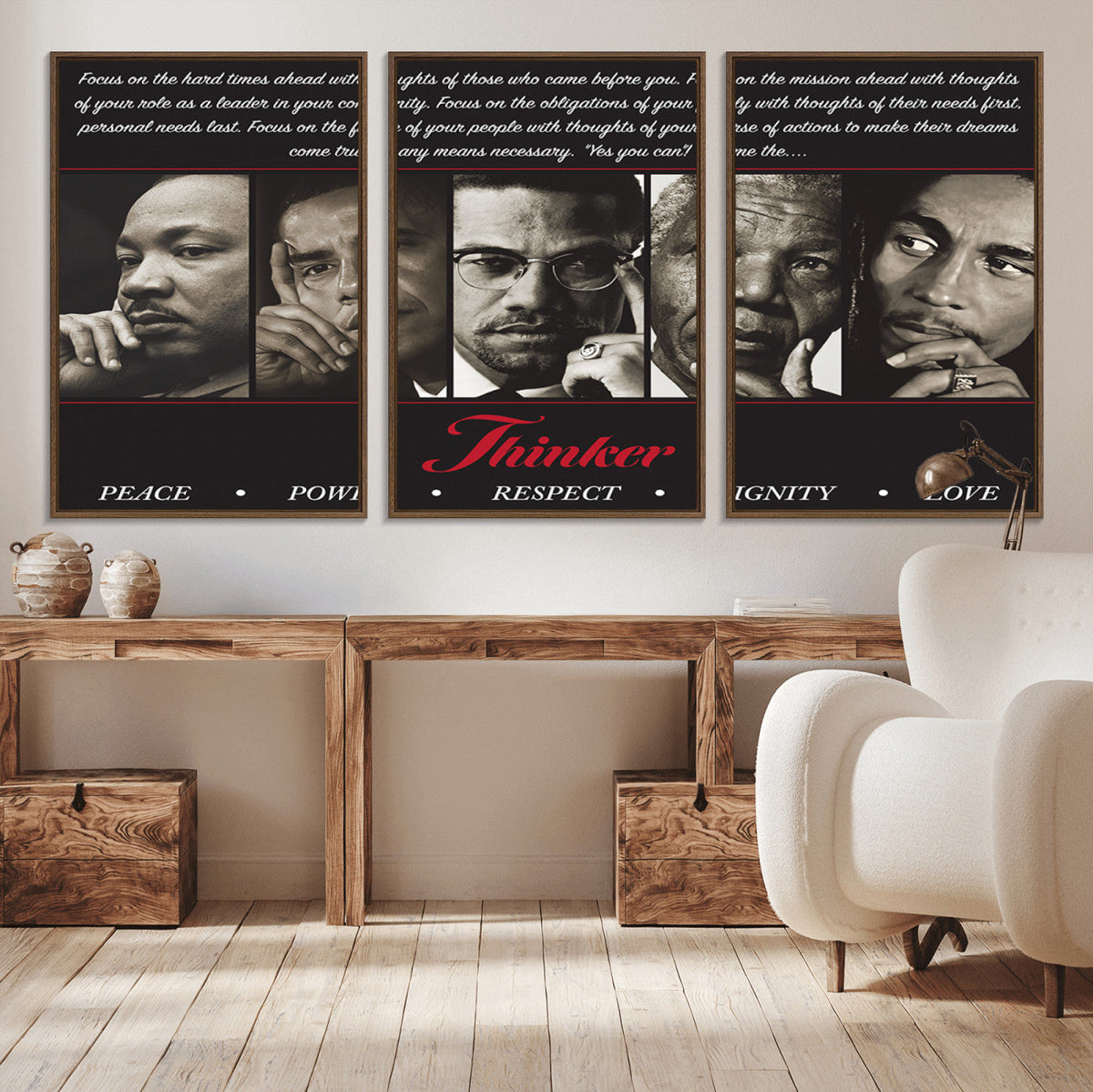 Thinkers of Wall Art Canvas Print - Inspirational Wall Art