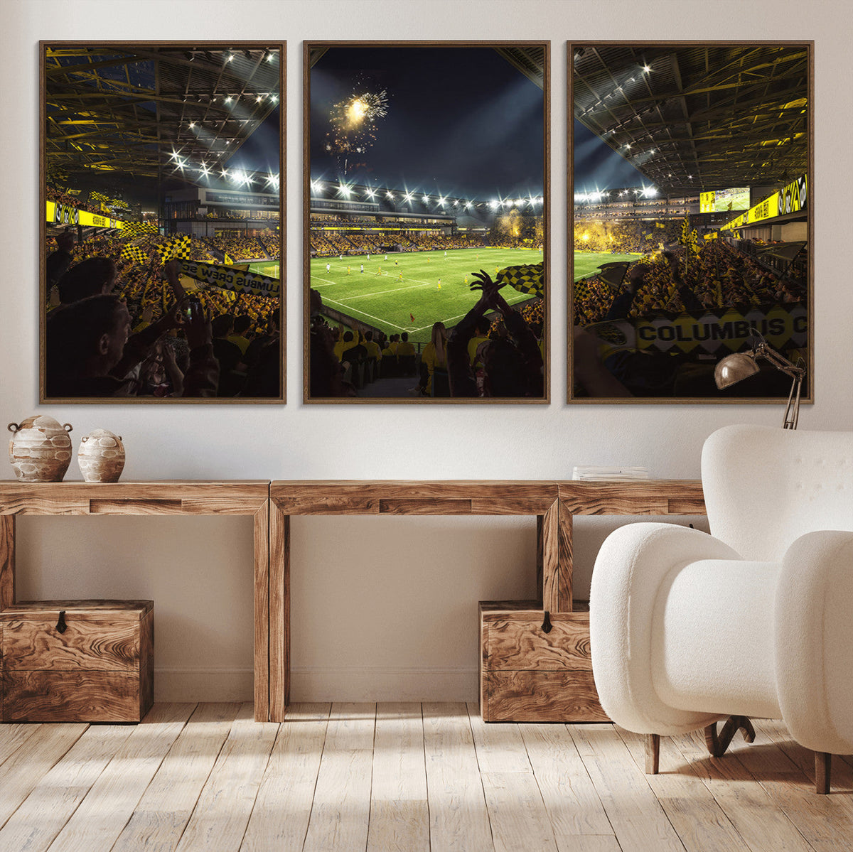 Columbus Crew Soccer Team Print - Columbus Crew Stadium Wall