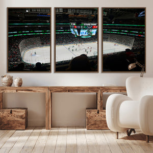 American Airlines Center Dallas Stars Wall Art Canvas Print