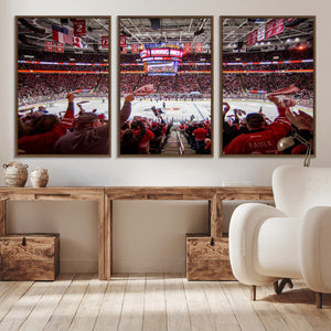 Carolina Hurricanes Ice Hockey Stadium Wall Art, Carolina