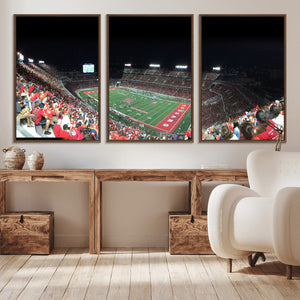 Houston Cougars Football Team Print - Houston TDECU Stadium