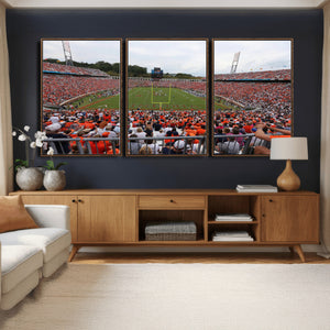 Virginia Cavaliers Football Team Print - Charlottesville Scott Stadium Print Wall Art Canvas