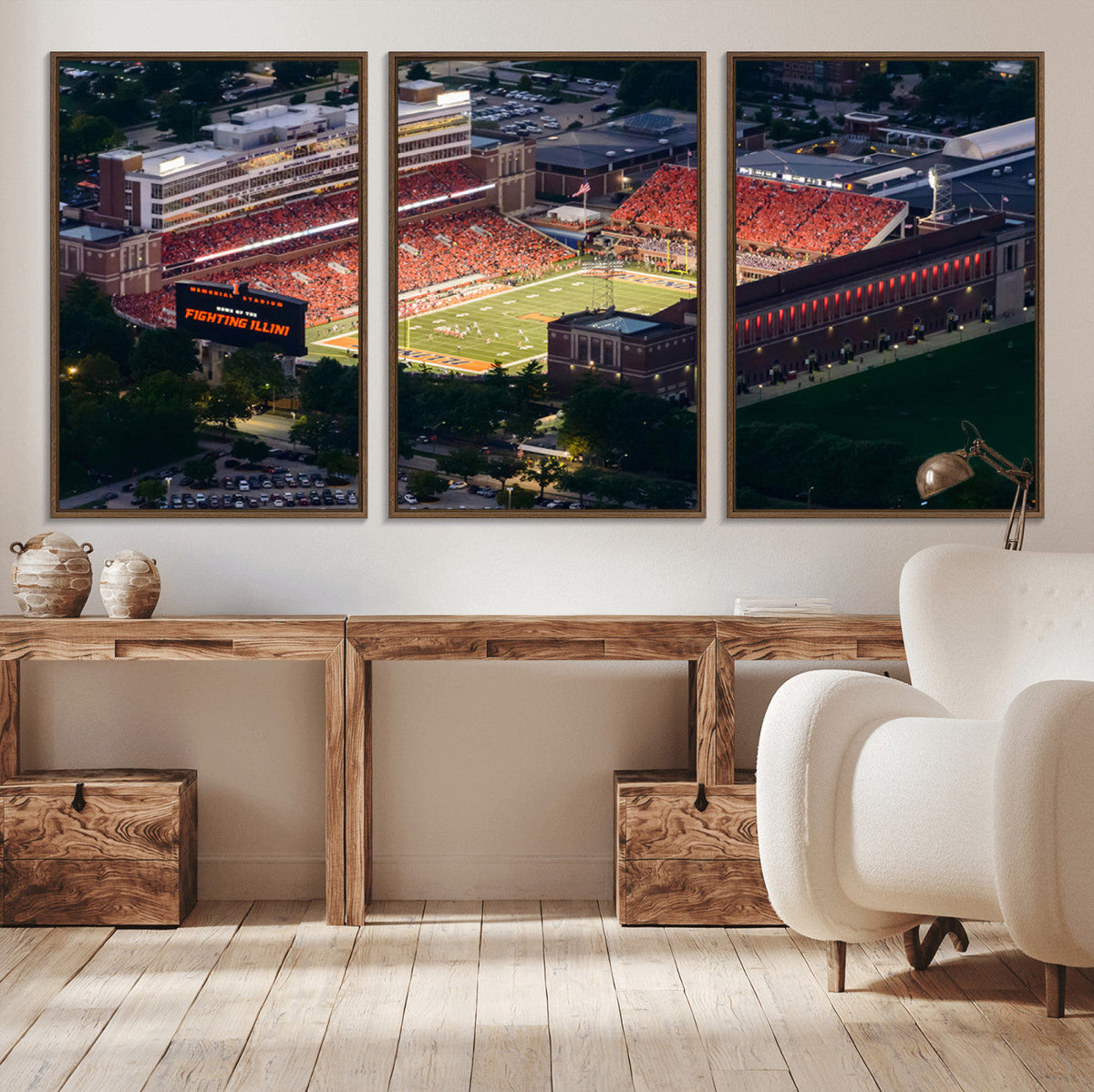 University of Illinois Fighting Illini Football Team Print -