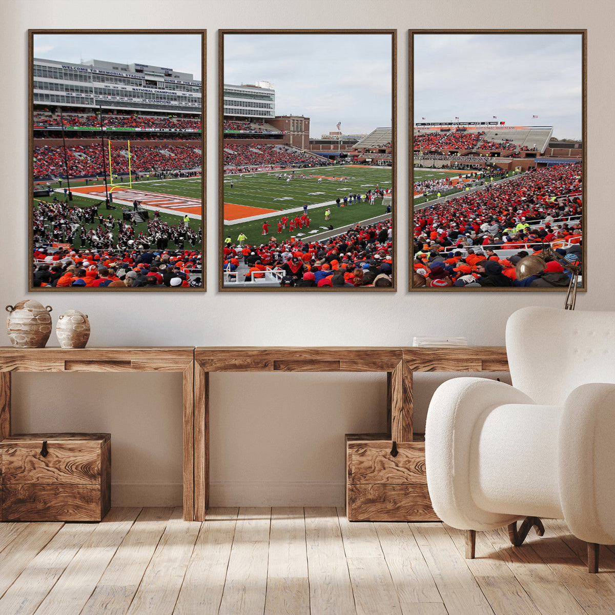 University of Illinois Fighting Illini Football Team Print -