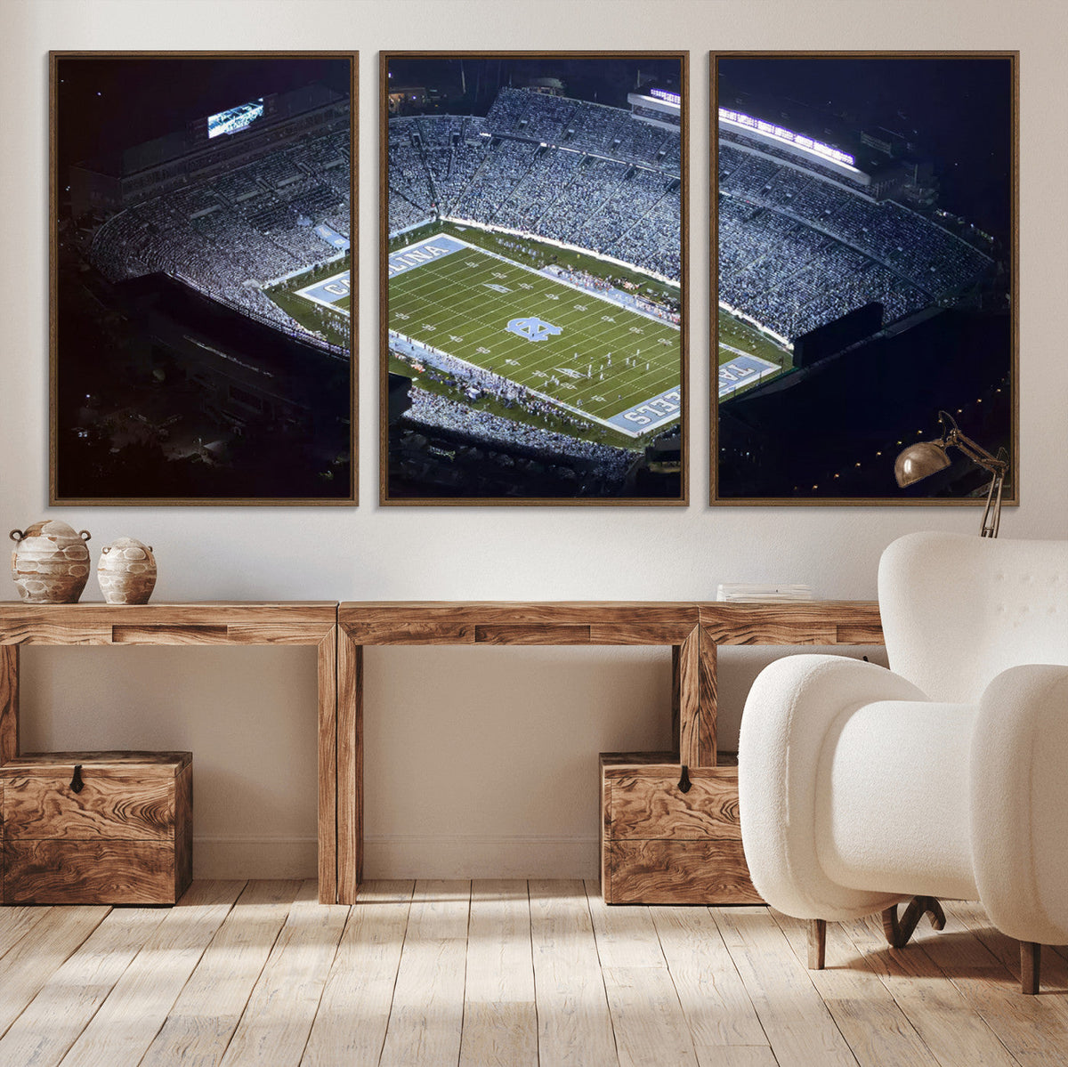 University of North Carolina Tar Heels Football Team Print -