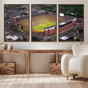 University of Michigan Wolverines Football Team Print - Ann
