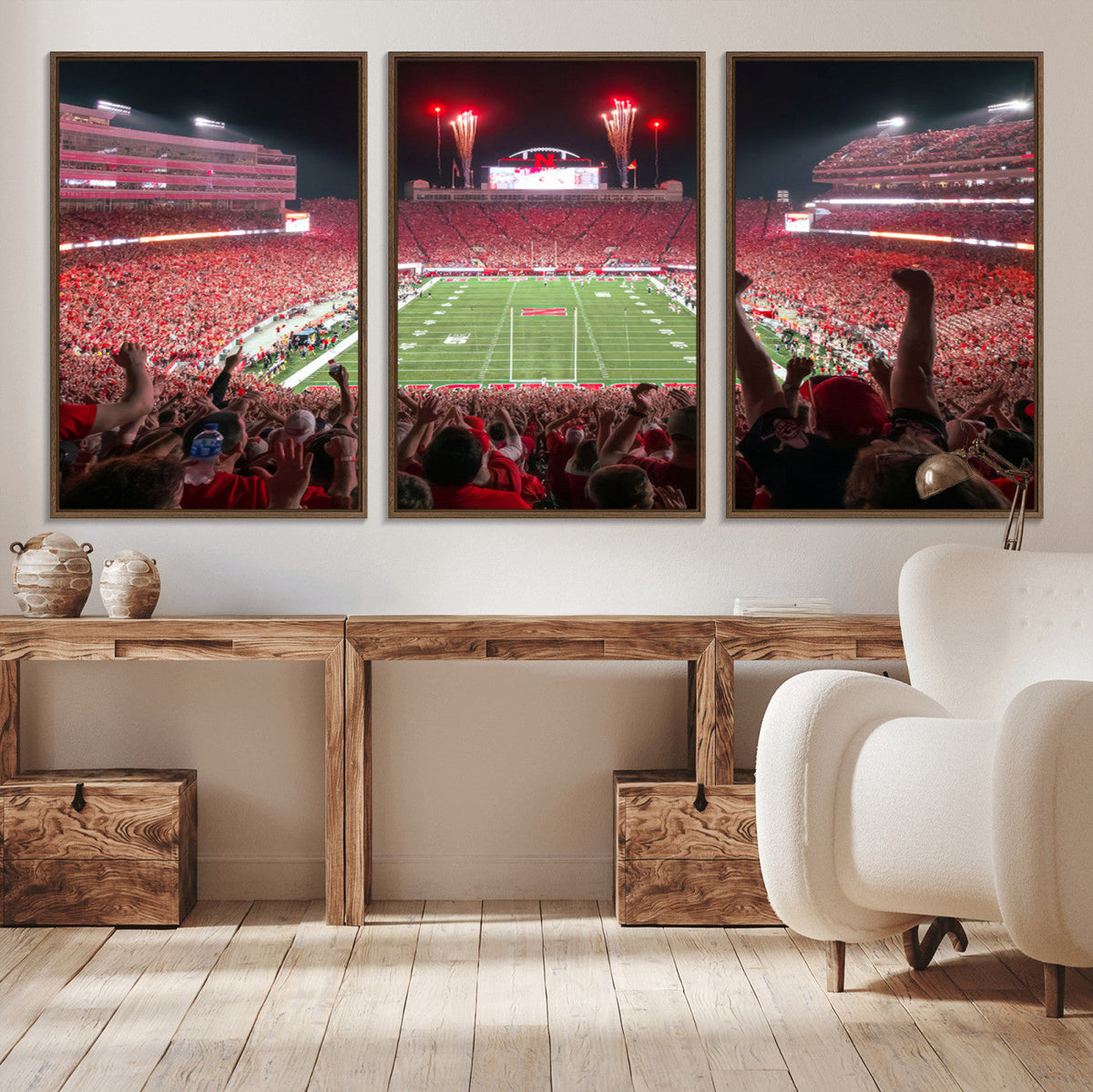 University of Nebraska Cornhuskers Football Team Print -