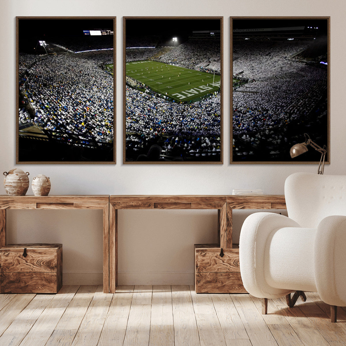 Penn State Football Stadium Wall Art - Beaver Stadium Canvas
