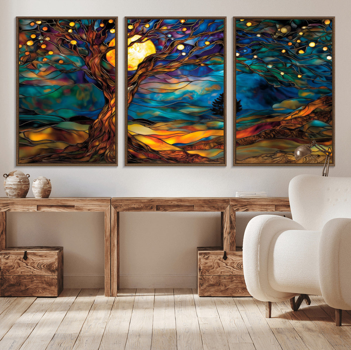 Tree of Life Wall Art - Yggdrasil Tree of Life Canvas Print