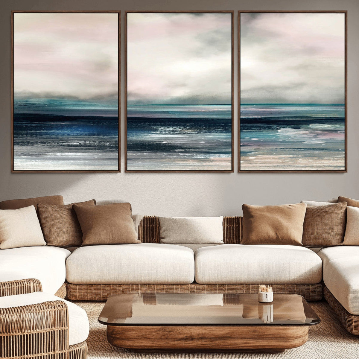 Contemporary Abstract Wall Art Canvas Print