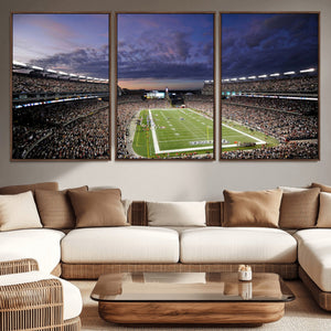 New England Patriots Football Team Print - Foxborough