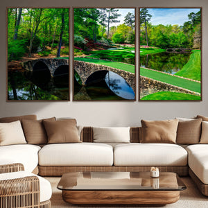 Augusta National Golf Club Wall Art - Panoramic Bridge &