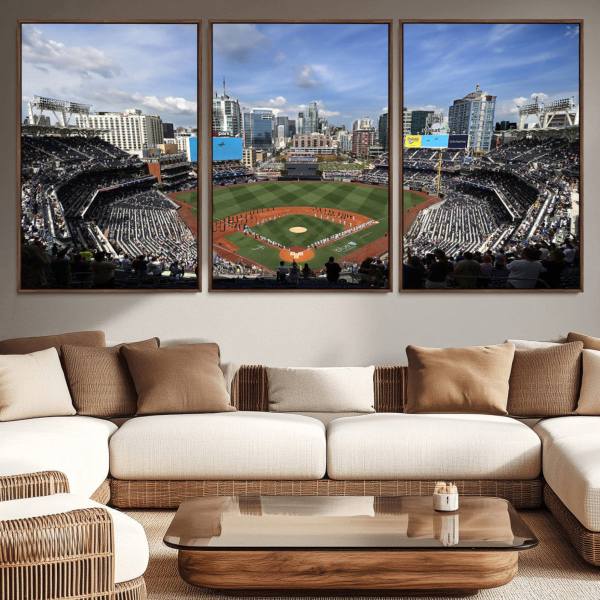 San Diego Padres Baseball Team Print - Petco Park Stadium