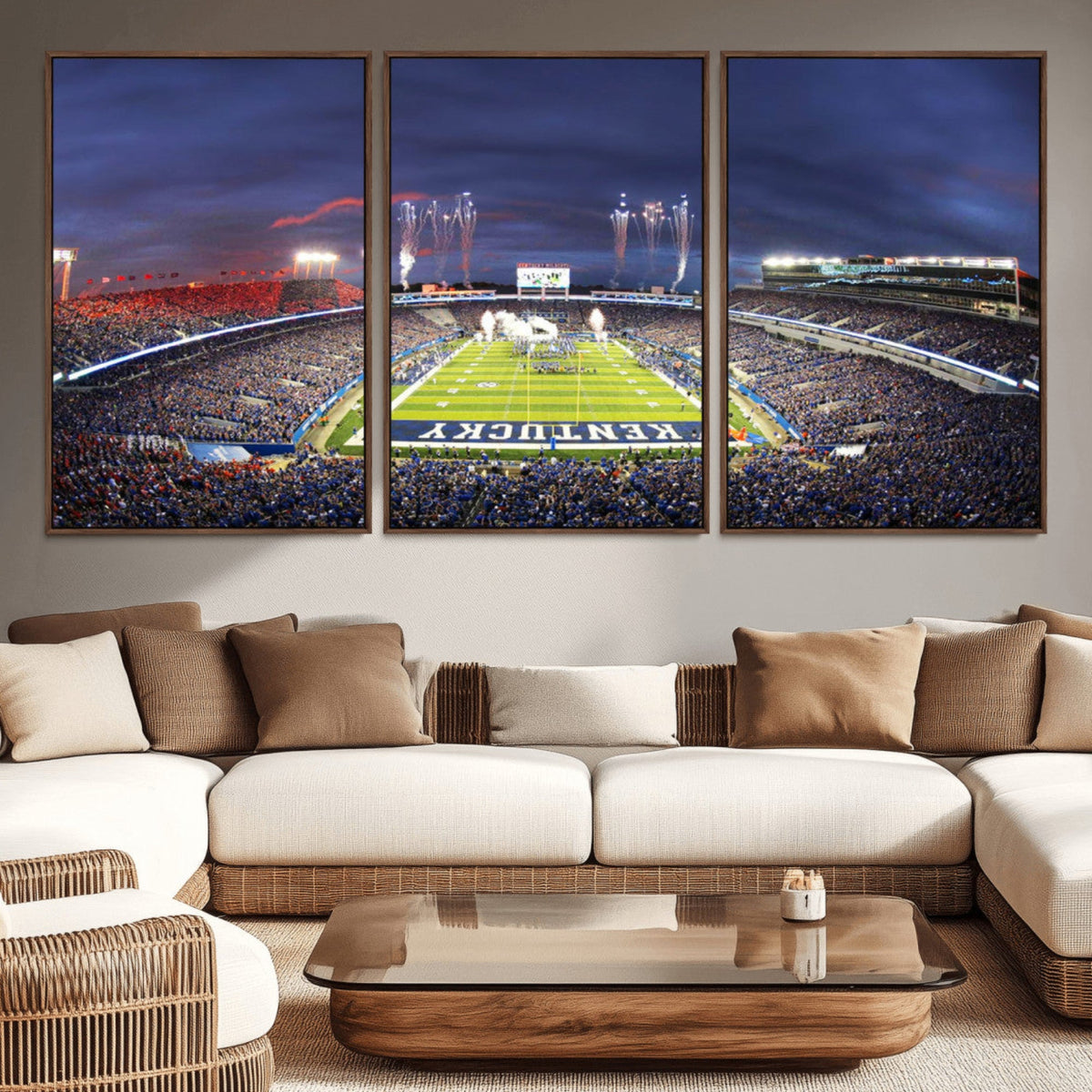 Kroger Field Canvas Wall Art - Kentucky Stadium Wall Art