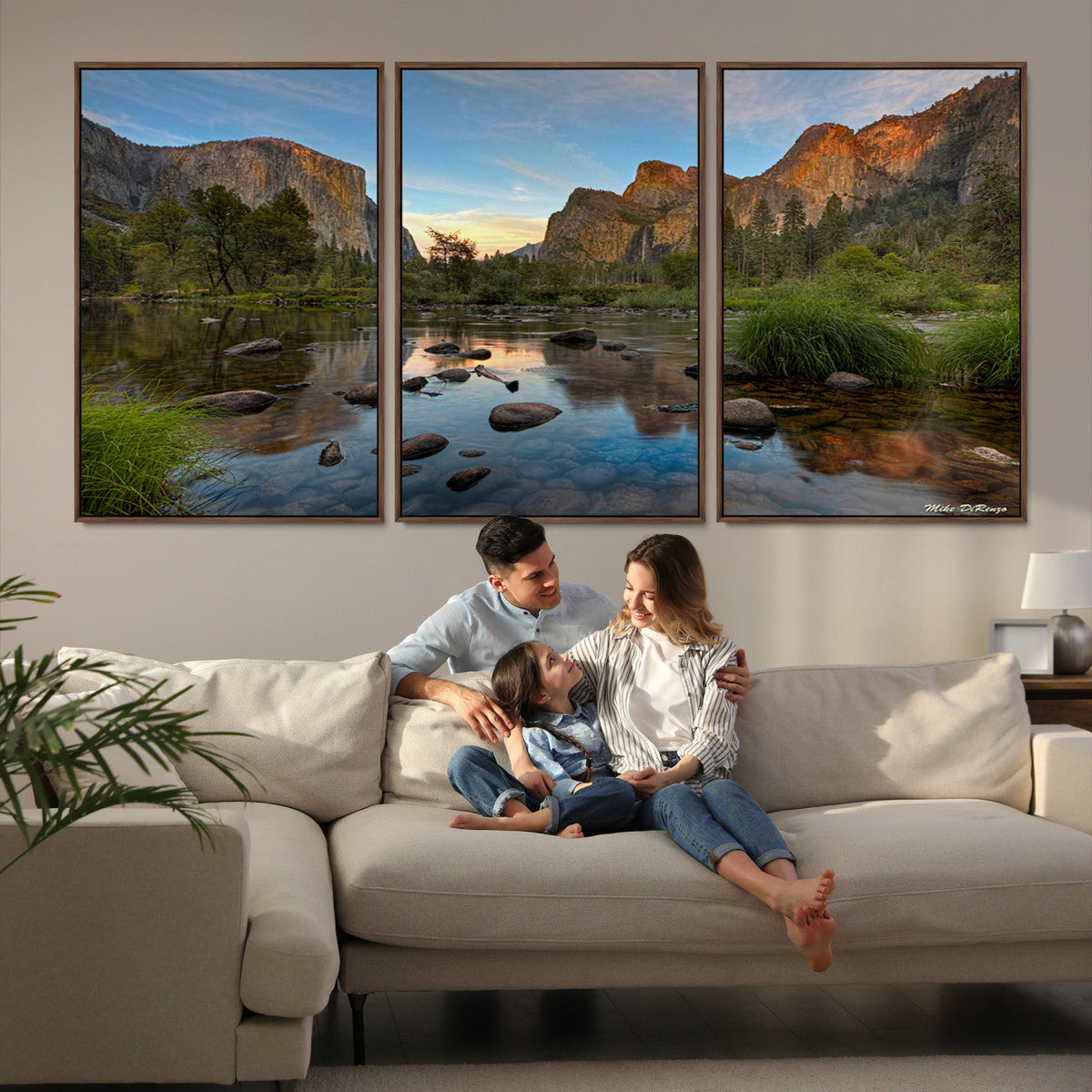 Yosemite Valley Wall Art Canvas Print – Framed El Capitan