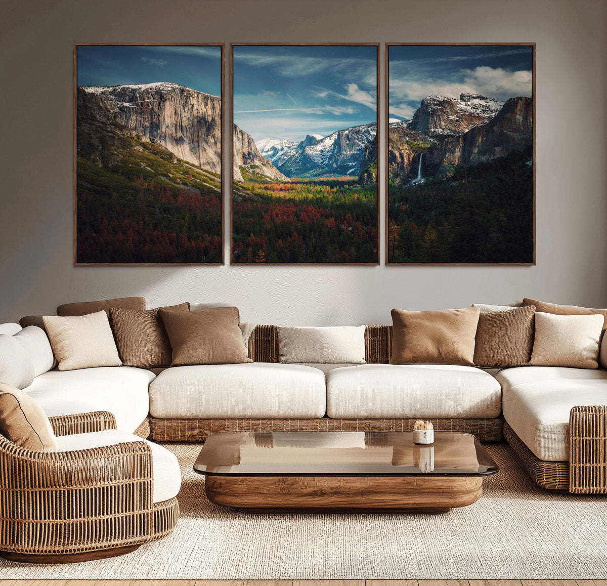 Yosemite National Park Wall Art Canvas Print – Framed