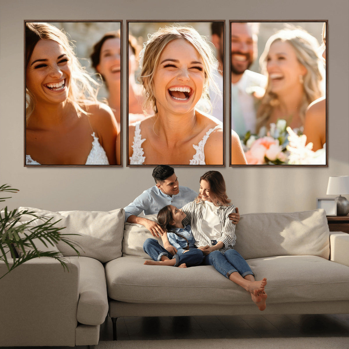 Custom Canvas Print, Personalized Photo Wall Art Unique