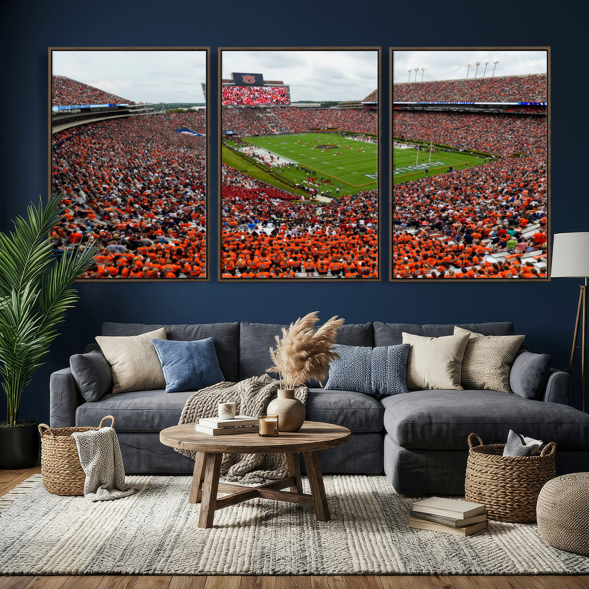 Auburn Stadium Wall Art Canvas Print, Jordan Hare Stadium