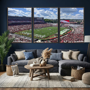 Georgia Bulldogs Stadium Wall Art Canvas Print, Sanford