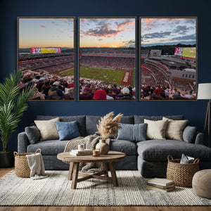 Donald W. Reynolds Razorback Stadium Wall Art Canvas Print –